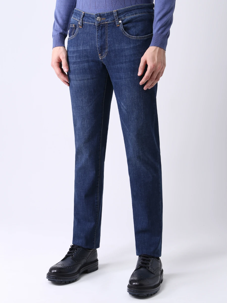 Джинсы Slim Fit хлопковые