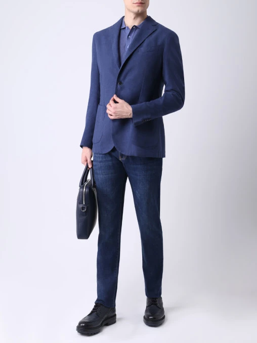 Джинсы Slim Fit хлопковые CUDGI