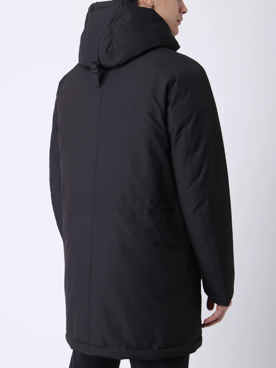Куртка удлиненная с капюшоном