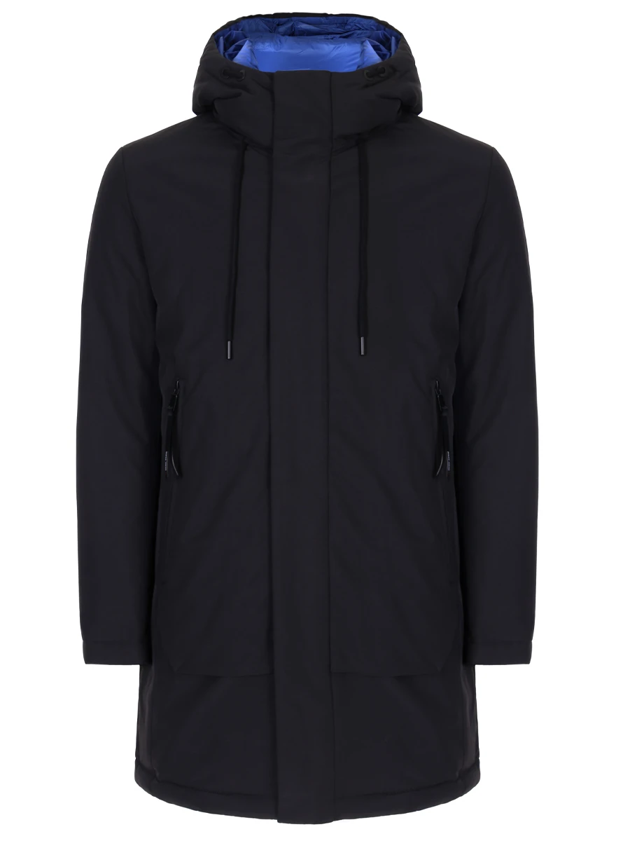 Куртка удлиненная с капюшоном