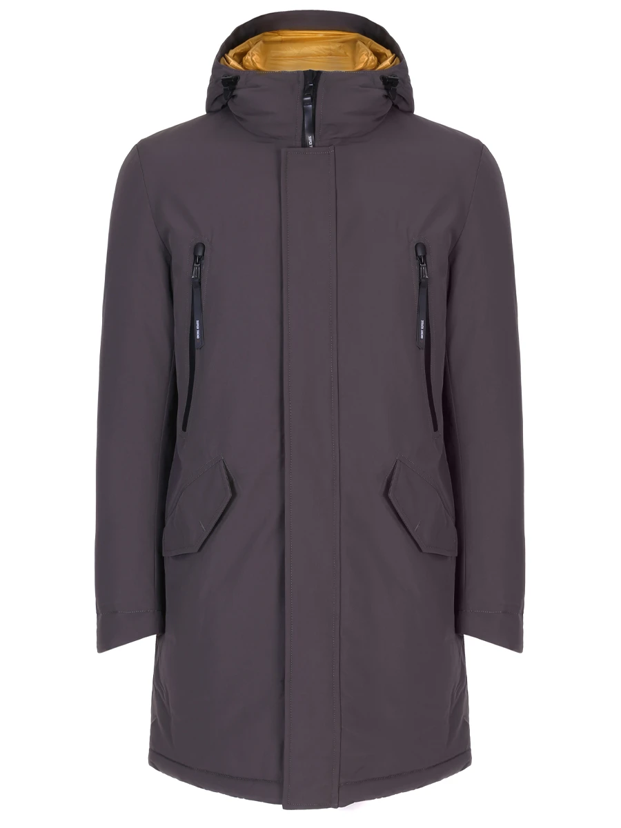 Куртка удлиненная с капюшоном