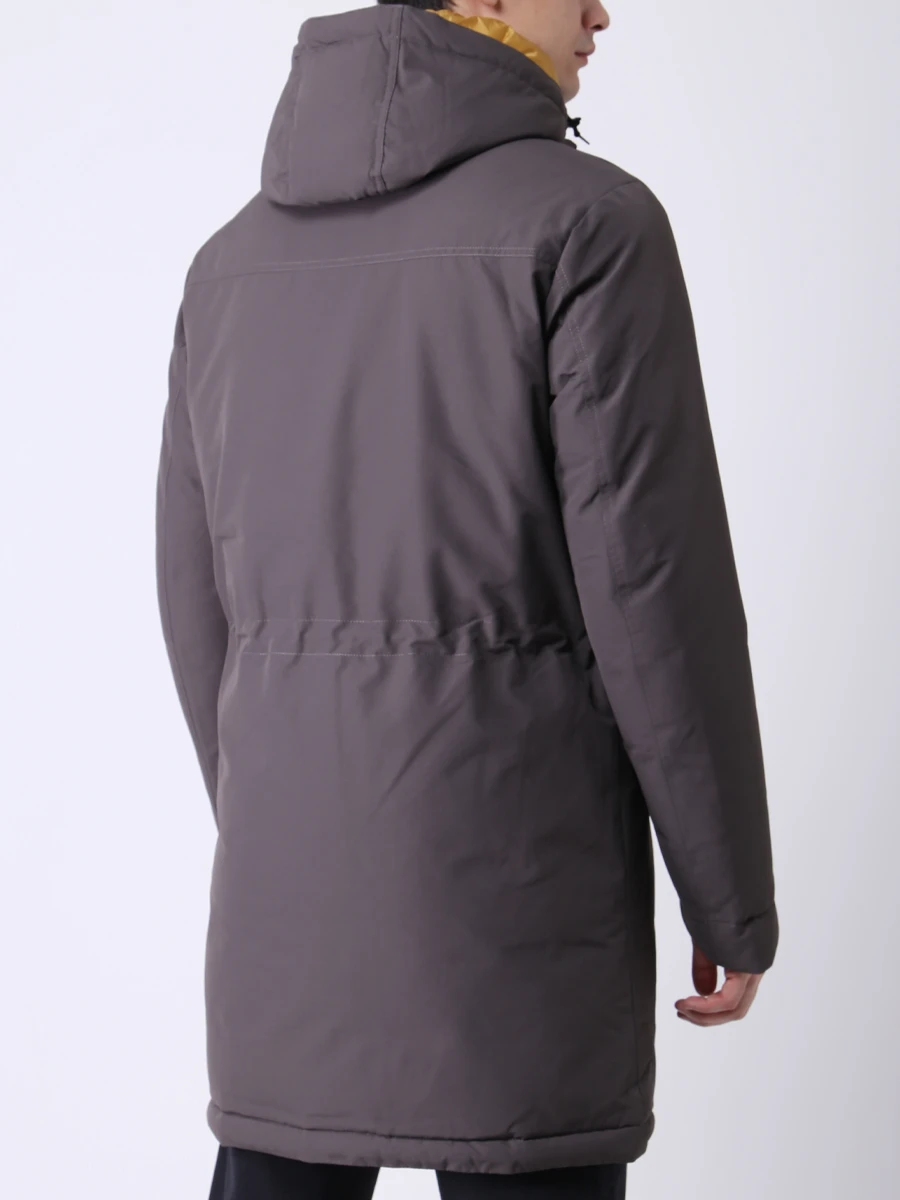 Куртка удлиненная с капюшоном