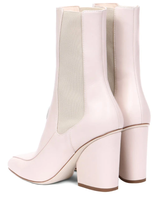Ботильоны кожаные S.FERRAGAMO