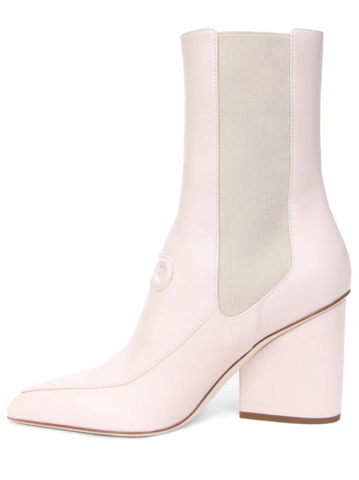 Ботильоны кожаные S.FERRAGAMO