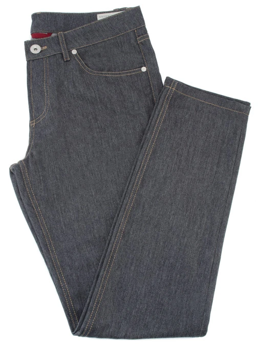 Джинсы однотонные BRUNELLO CUCINELLI