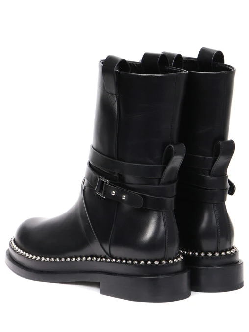 Ботинки кожаные ERMANNO SCERVINO