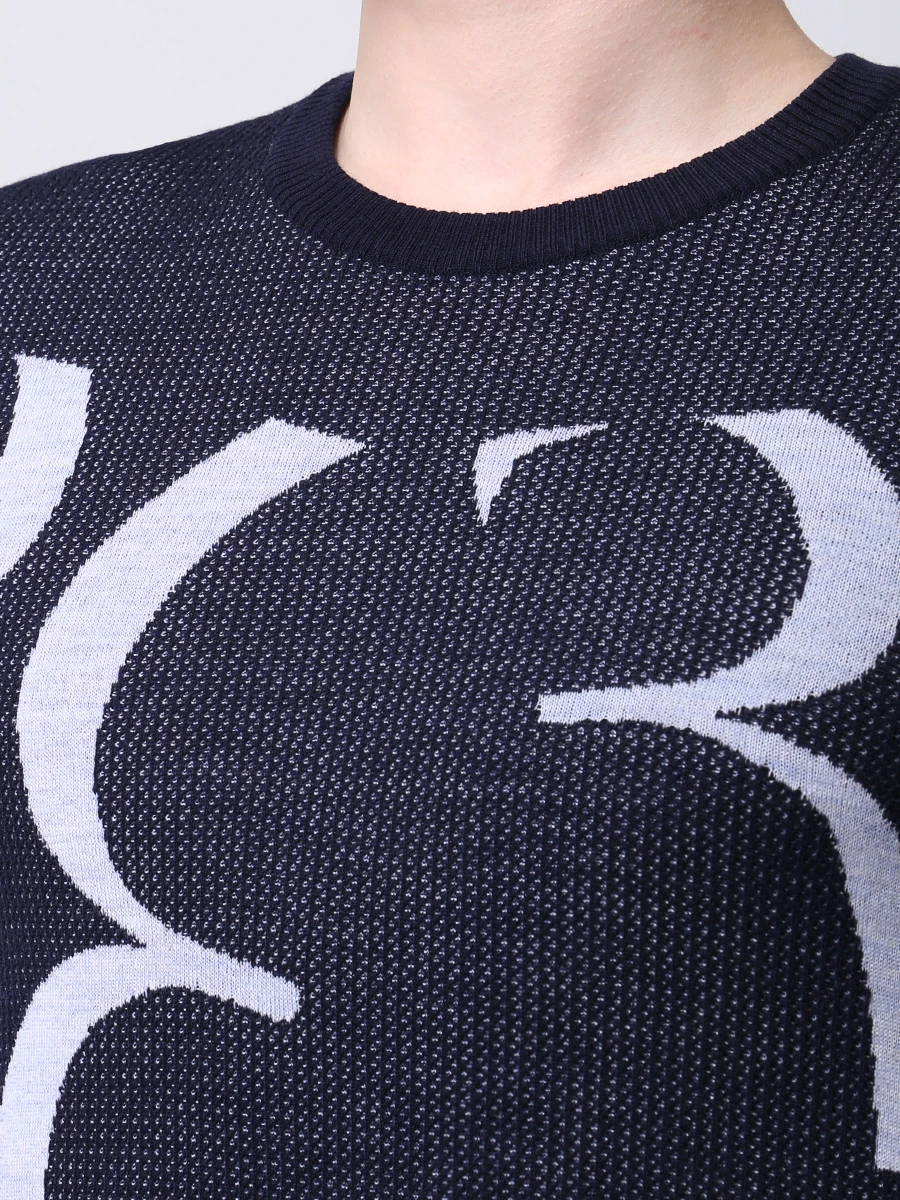 Джемпер шерстяной с принтом