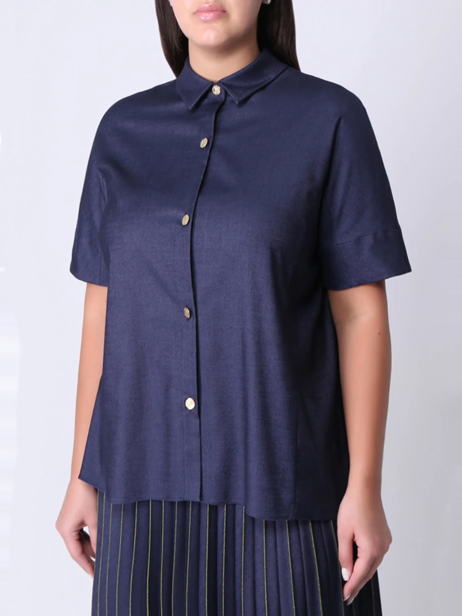 Блуза с плиссе Fastoso