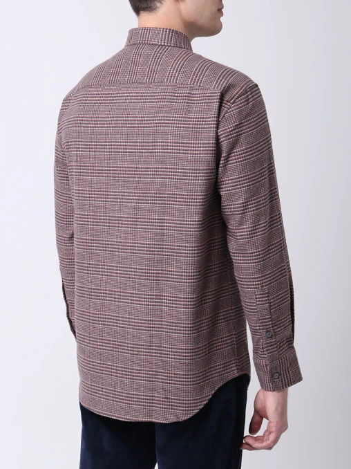 Рубашка Regular Fit в клетку BRIONI