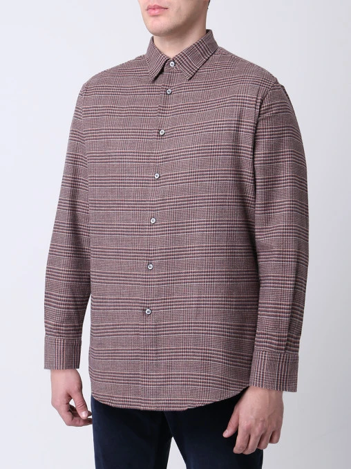 Рубашка Regular Fit в клетку BRIONI