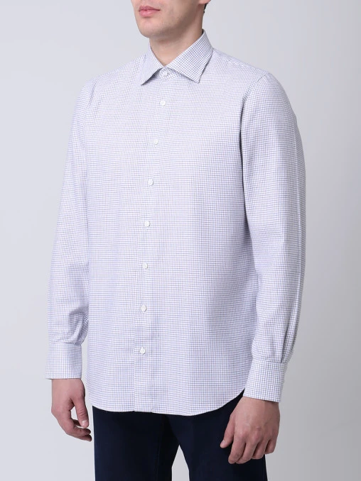 Рубашка Regular Fit в клетку CESARE ATTOLINI