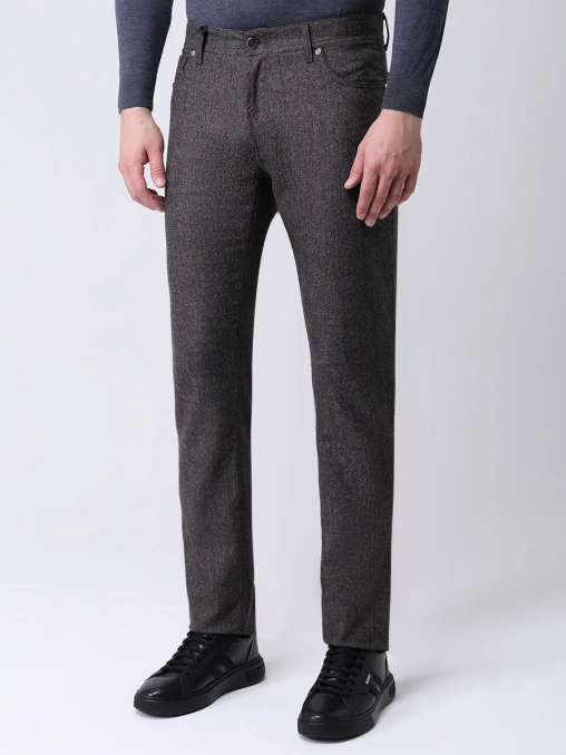 Брюки шерстяные CESARE ATTOLINI