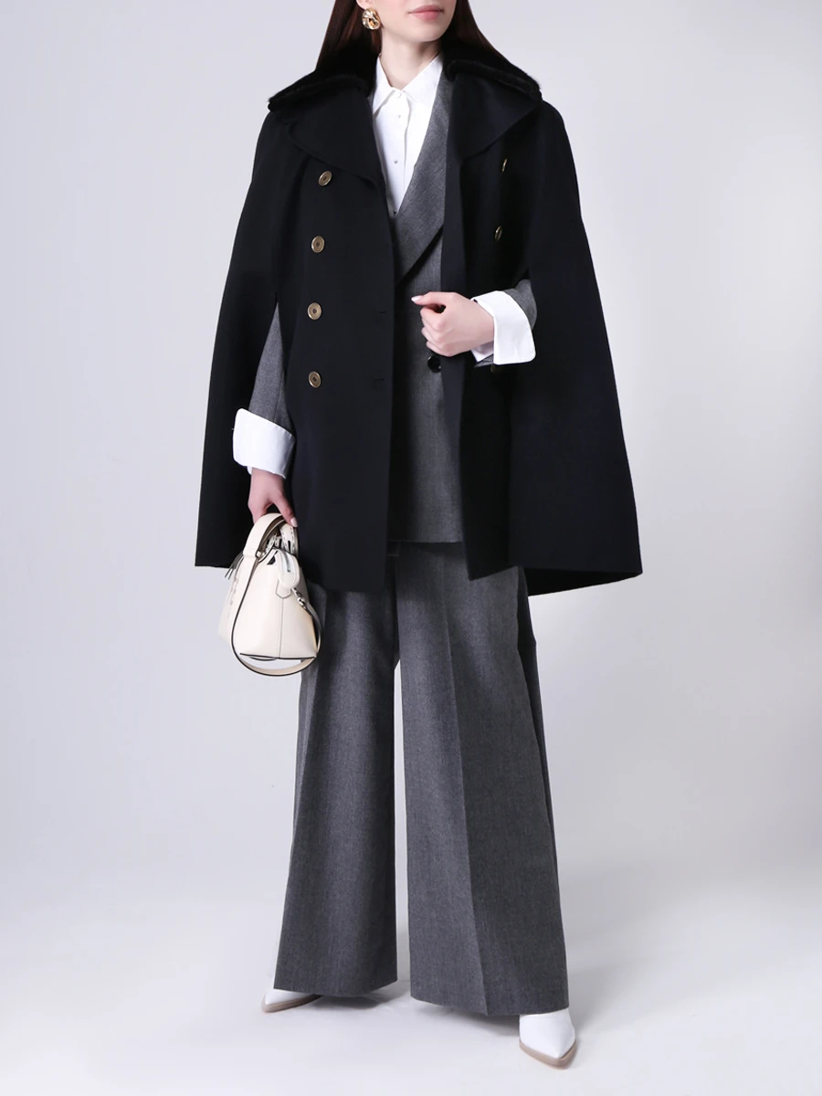 Кейп с мехом норки