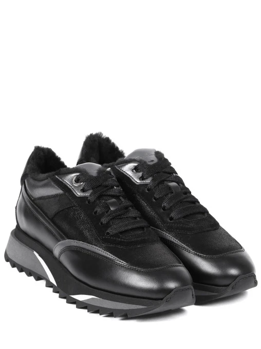 Кроссовки комбинированные на меху SANTONI