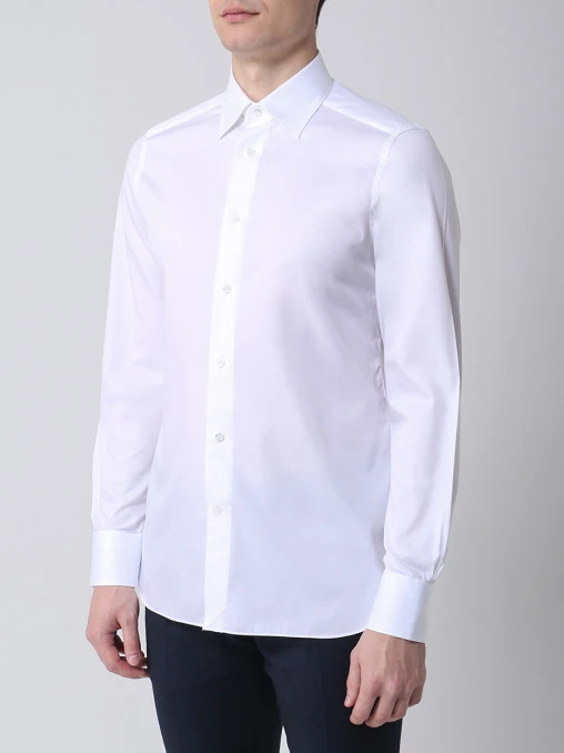 Рубашка Slim Fit хлопковая ZEGNA