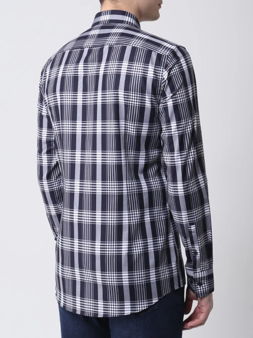 Рубашка Slim Fit в клетку BOSS