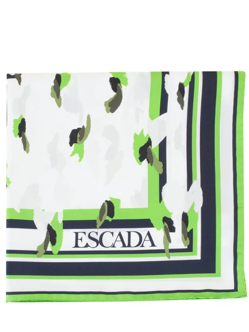 Платок шелковый с принтом ESCADA