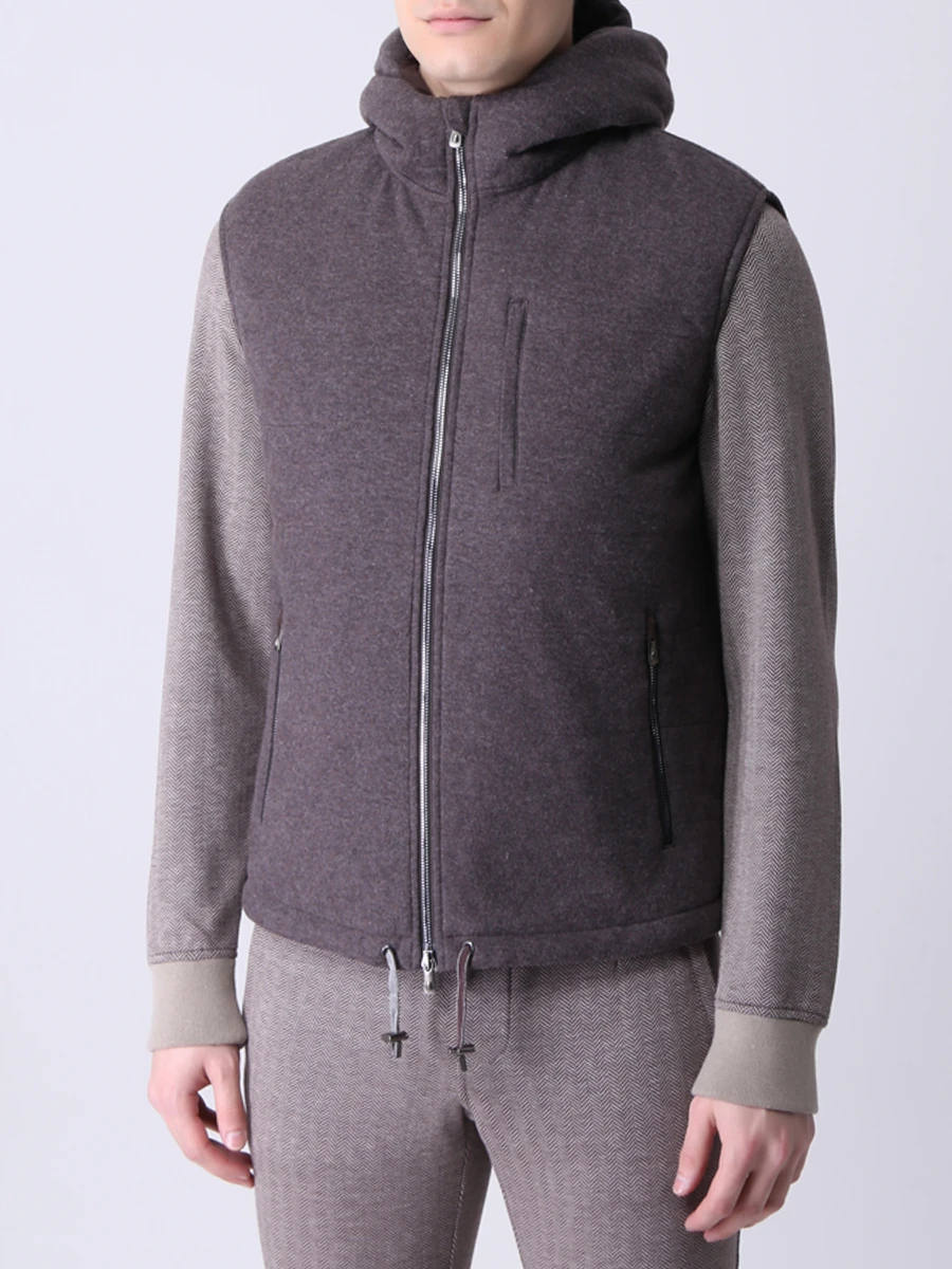 Жилет из хлопка и кашемира