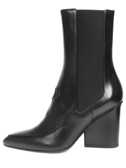 Полусапоги кожаные S.FERRAGAMO