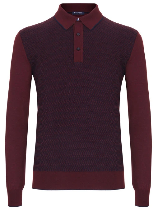 Поло из кашемира и шелка BERTOLO LUXURY MENSWEAR