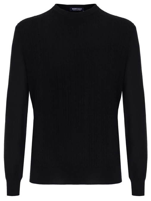 Джемпер из кашемира и шелка BERTOLO LUXURY MENSWEAR