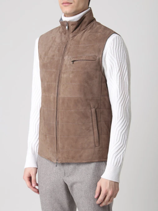 Жилет замшевый FIORONI CASHMERE