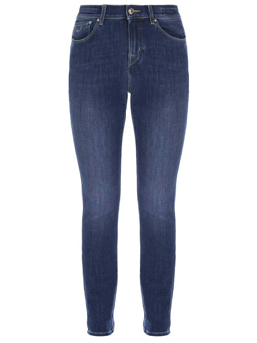 Джинсы хлопковые укороченные