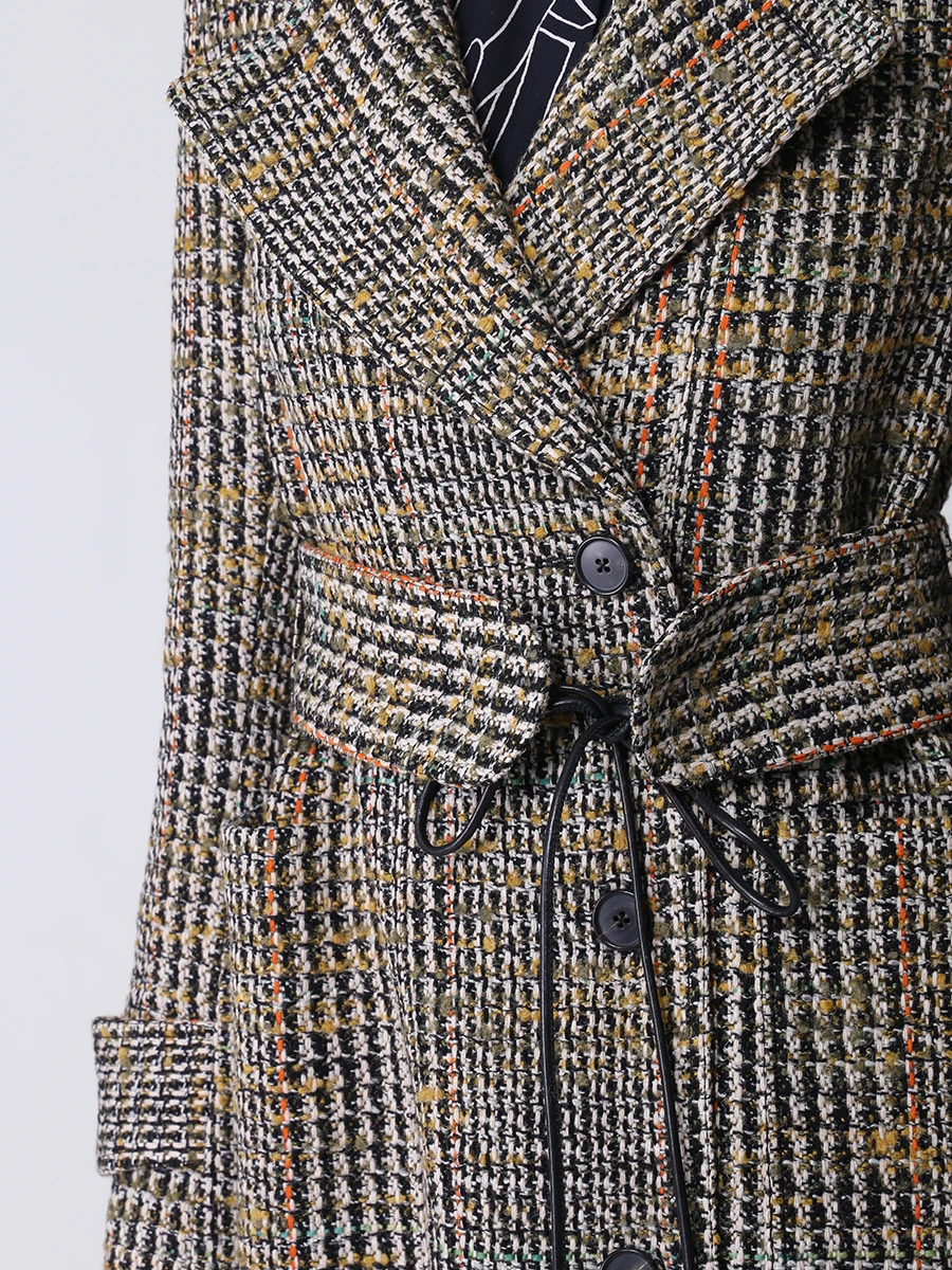 Пальто шерстяное