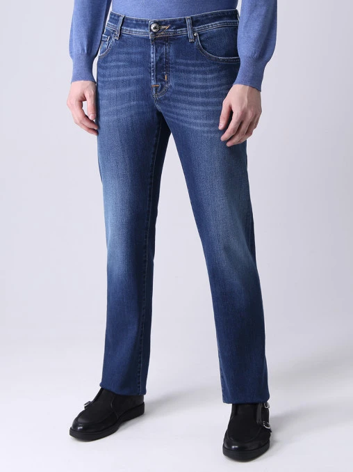 Джинсы Regular Fit хлопковые JACOB COHEN