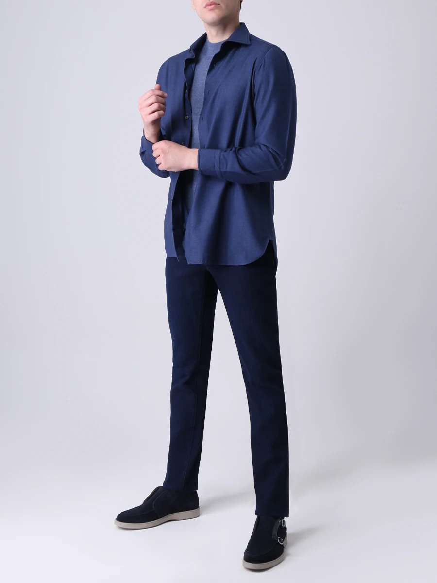 Рубашка Slim Fit хлопковая