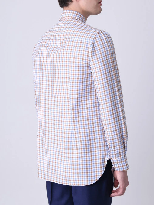 Рубашка Slim Fit в клетку STILE LATINO