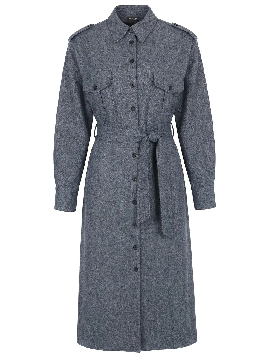 Платье шерстяное