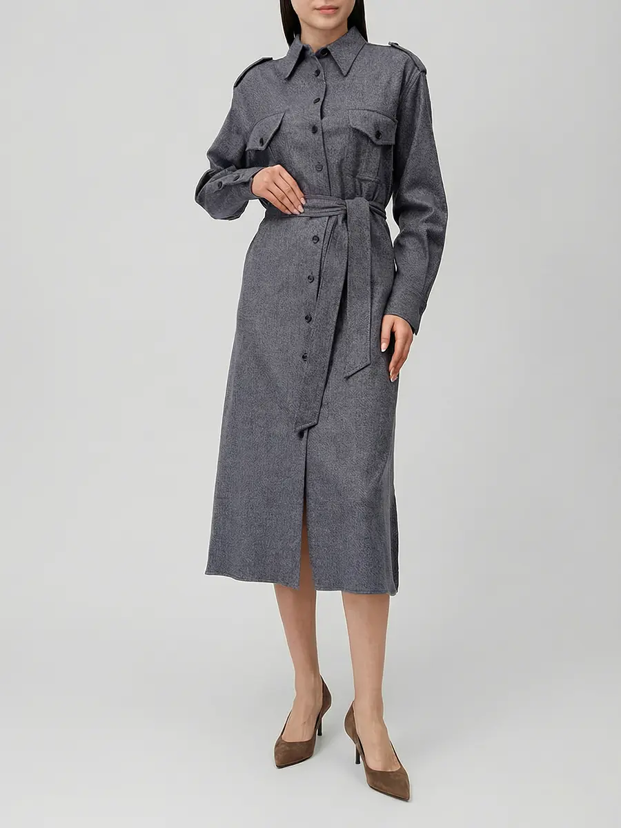 Платье шерстяное