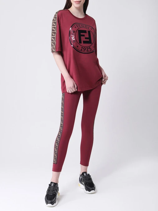 Леггинсы спортивные с логотипом FENDI