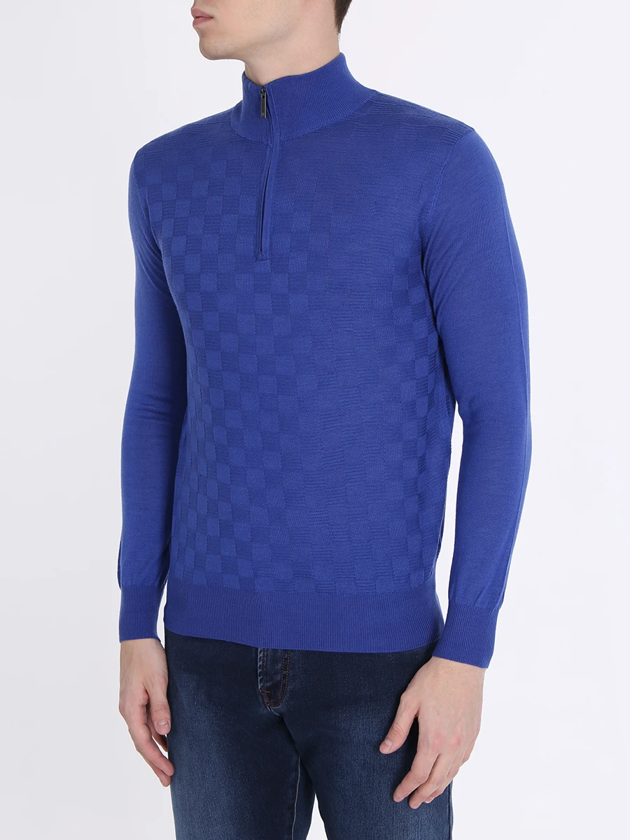 Джемпер трикотажный на молнии