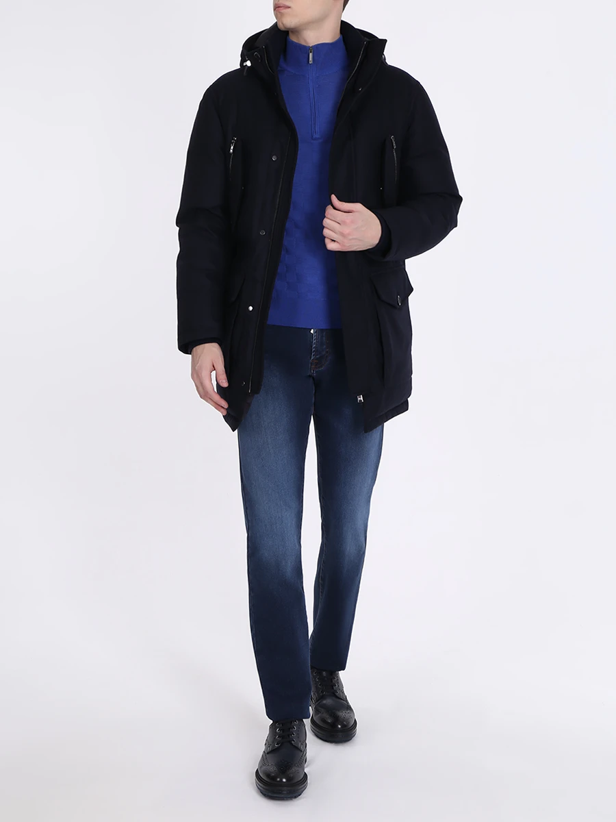 Джемпер трикотажный на молнии