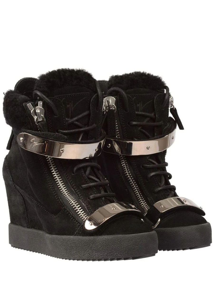 Сникерсы замшевые