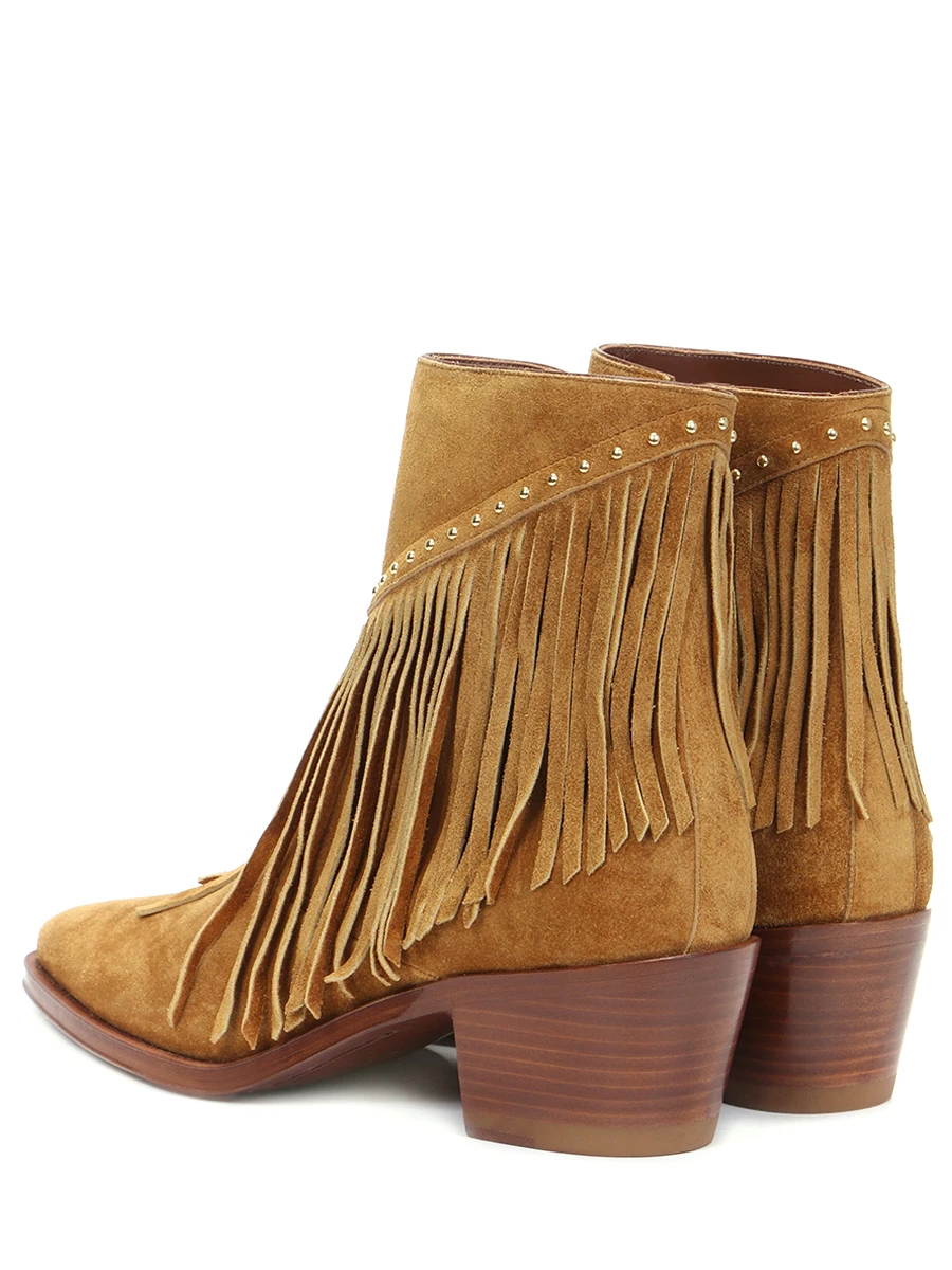 Ботильоны замшевые