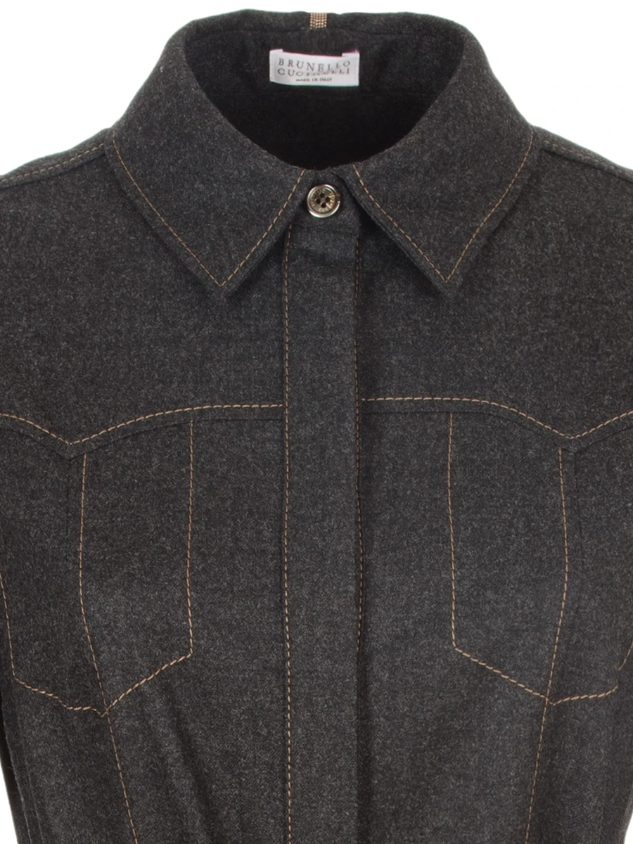 Платье шерстяное