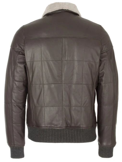 Куртка утепленная кожаная CORTIGIANI