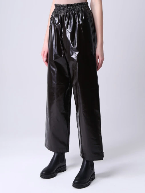 Брюки кожаные BOTTEGA VENETA