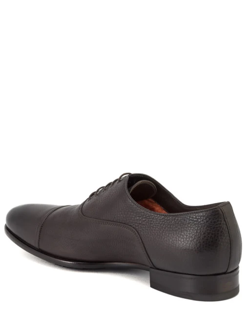 Дерби кожаные на меху SANTONI