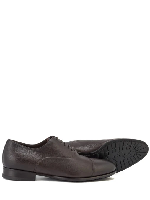 Дерби кожаные на меху SANTONI