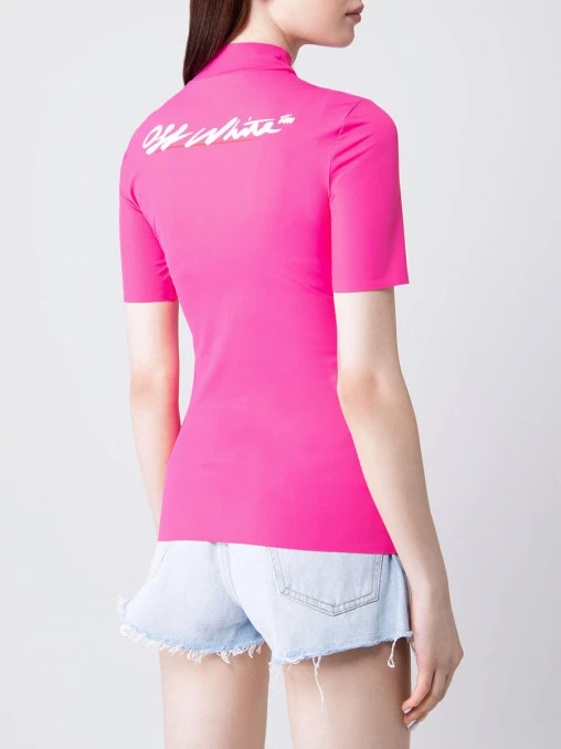 Футболка с вырезом OFF-WHITE
