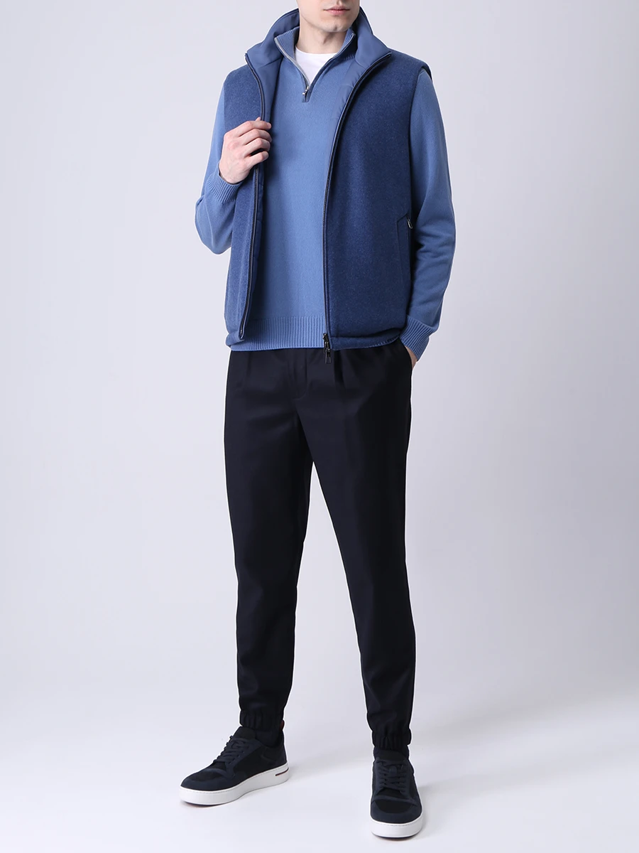 Джемпер кашемировый на молнии