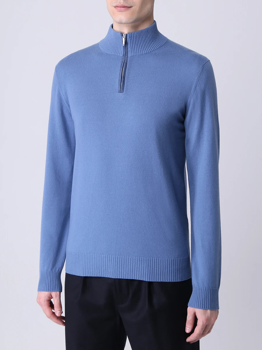 Джемпер кашемировый на молнии