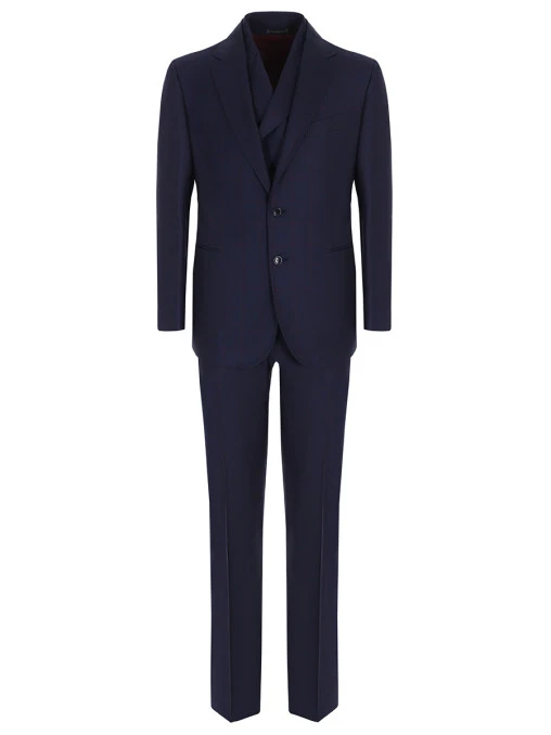 Костюм-тройка шерстяной STILE LATINO