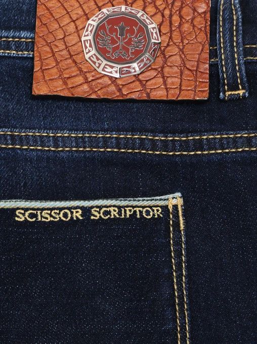 Джинсы Regular Fit хлопковые SCISSOR SCRIPTOR