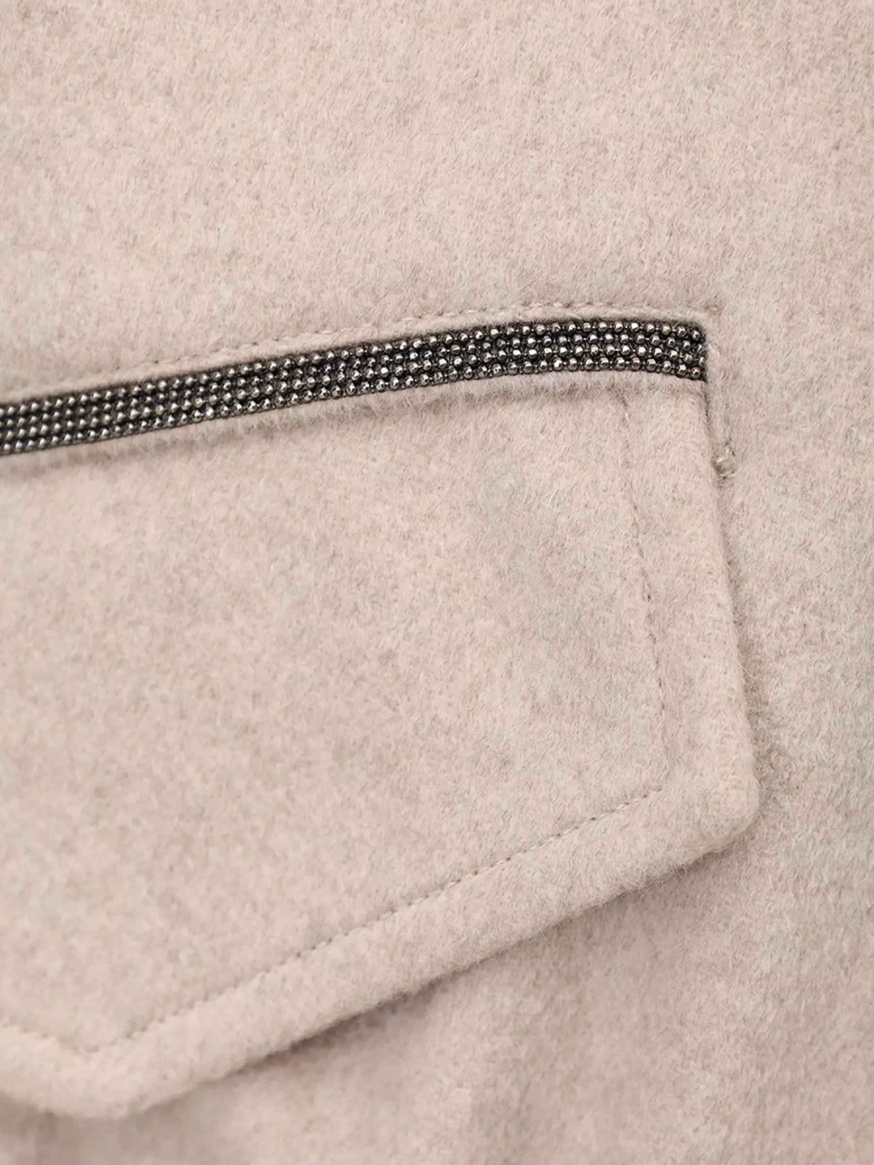 Парка кашемировая с жилетом из меха соболя