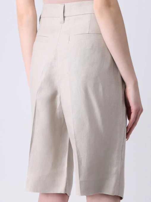 Бермуды льняные BRUNELLO CUCINELLI